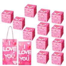 Sada červených obálok I Love You Jump Box, 12 kusov