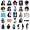 Michael Jackson King of Pop Sticker 50 Pack 3