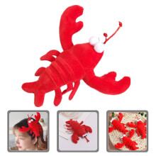 Barrette à cheveux OULII homard rouge (1 pièce)