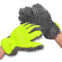 QMX mikrofiber bilvaskehandsker ridsefri 3-pak