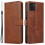 Motorola Edge 40 5G wallet case brown 1
