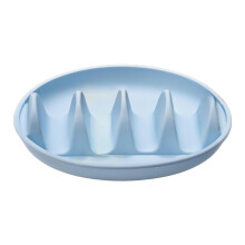 Soporte para tacos antideslizante de silicona azul