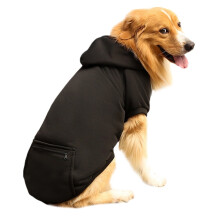 Hondenhoodie met zak en muts, warme winterjas
