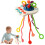 Montessori pull string toy silicone sensory toddler toy 18+ 1