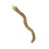 Jouet pour chat serpent avec herbe à chat jaune 38 cm 1