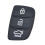 Hyundai Key Fob Replacement 3-Button Rubber Remote 4