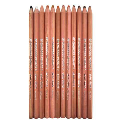 Set de creioane pentru desen cu 12 culori