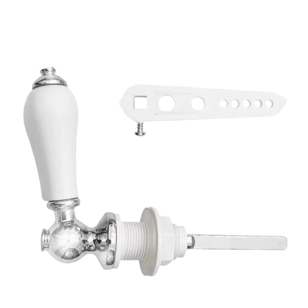 Toilet Flush Lever Handle Side Mount Ceramic 1Pc 900223132505