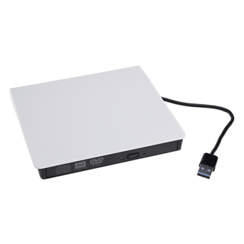 USB 3.0 External DVD Burner Compact Plug-and-Play