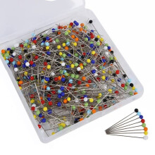Push Pins with Glass Heads High Temp Resistance 500 Pack