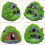 Aquarium decoration hobbit house betta cave hideout 3