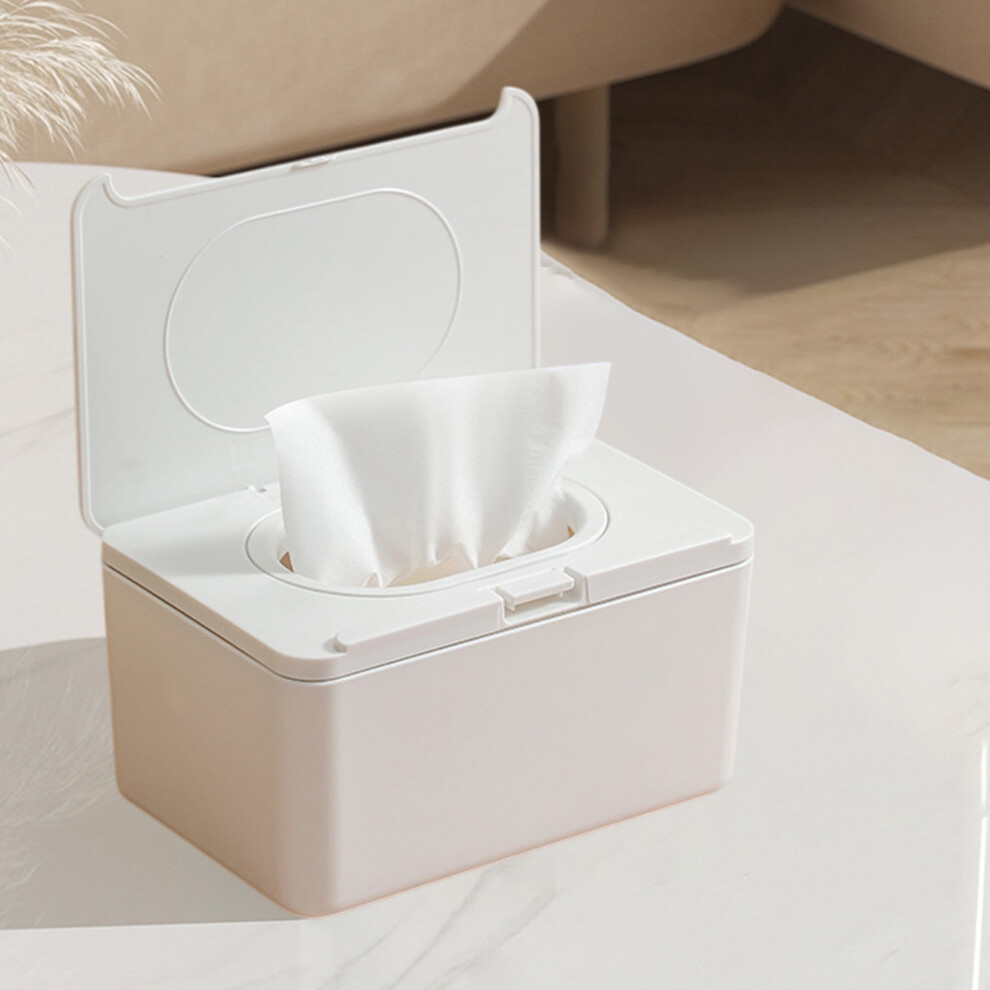 Baby Wipes Dispenser with Sealing Lid and Non-Slip Base