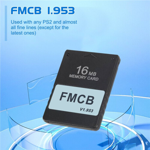 FMCB Free McBoot Card V1.953 pour  PS2 -2 Memory Card OPL MC Boot (16 Mo) 2