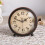 Retro Desk Clock Analog Silent 12.7 cm Battery Operated 2