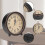 Retro Desk Clock Analog Silent 12.7 cm Battery Operated 5