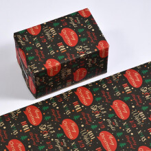 Weihnachtspapier, Kraftpapier braun mit weihnachtlichen Motiven