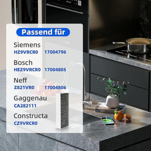 Carbon Filters for Kitchen Hood Compatible with Siemens 1