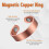 Copper Magnetic Rings for Women and Men Adjustable Thumb 4