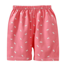 Girls' summer shorts solid color casual sport pants pink