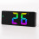 LED digital alarm clock black 12/24-hour display 2