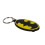 Batman keychain black yellow bat licensed 2