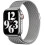 Apple Milanese Loop Compatible Band Silver Stainless Steel 3