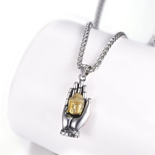 Buddha necklace pendant for boys, 1 piece 1