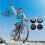 Tire Valve Caps 8-Ball Style Copper Core 4pcs 4