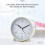 Analog Alarm Clock with Night Light 4 Inch 2