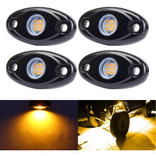 Soilse Carraige LED Buí4-Pod12V Tacar Faoi-Shoilse Uiscedhíonach