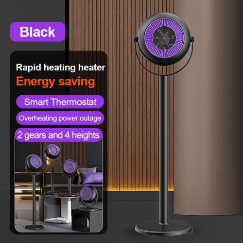 Aquecedor de chão ajustável com termostato 1500W