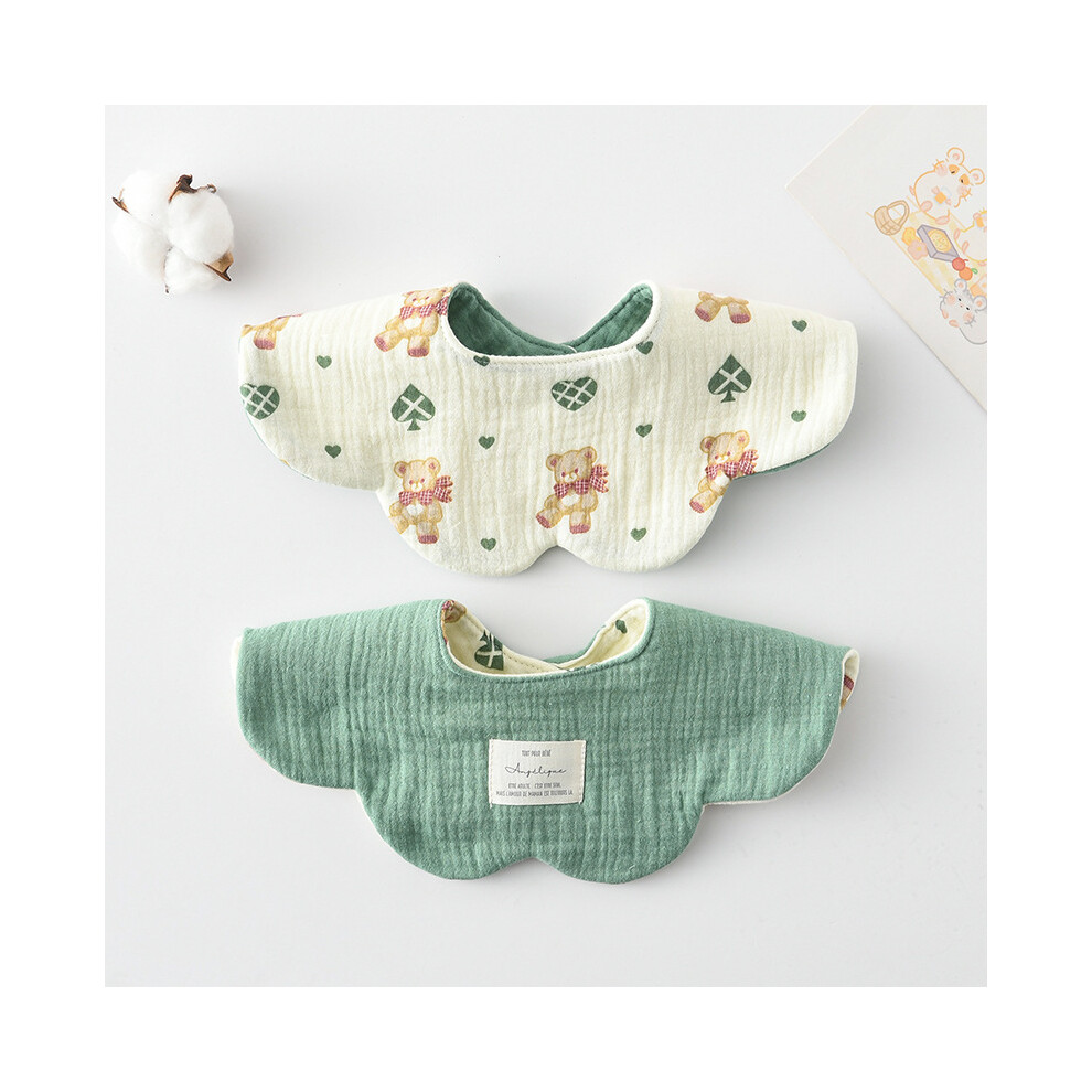 Baby Bibs Muslin Drool Teething 2-Pack
