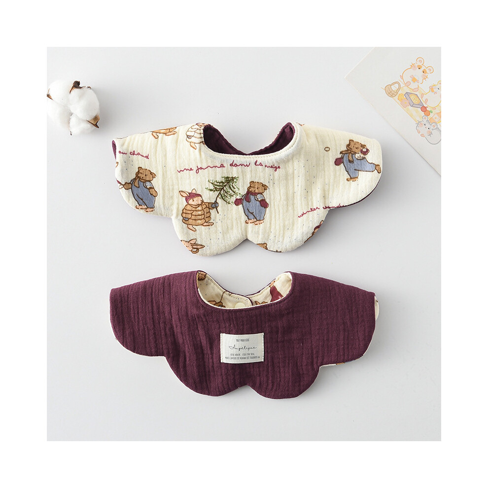 Baby Bibs Muslin Drool Teething 2-Pack
