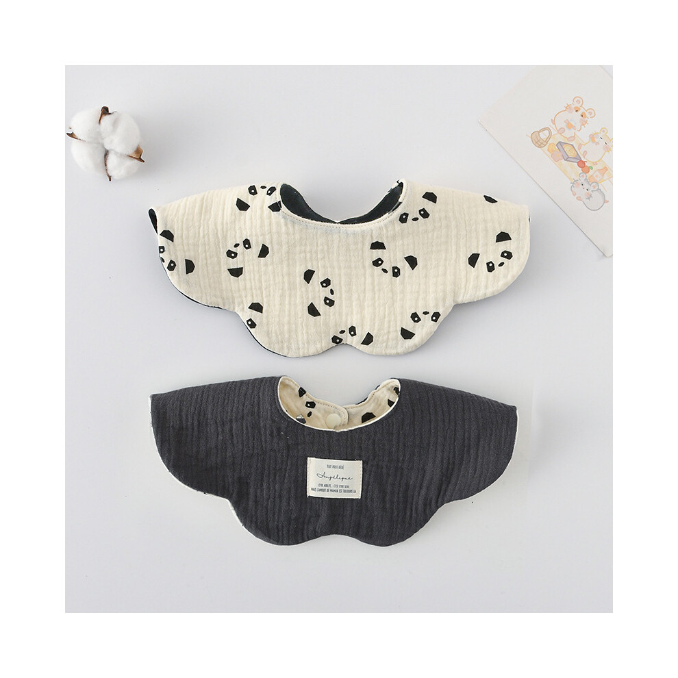 Baby Bibs Muslin Cotton Drool Teething 2-Pack