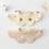 Haklappar Muslin Bomull Dregel Tandsprickning 2-pack 1