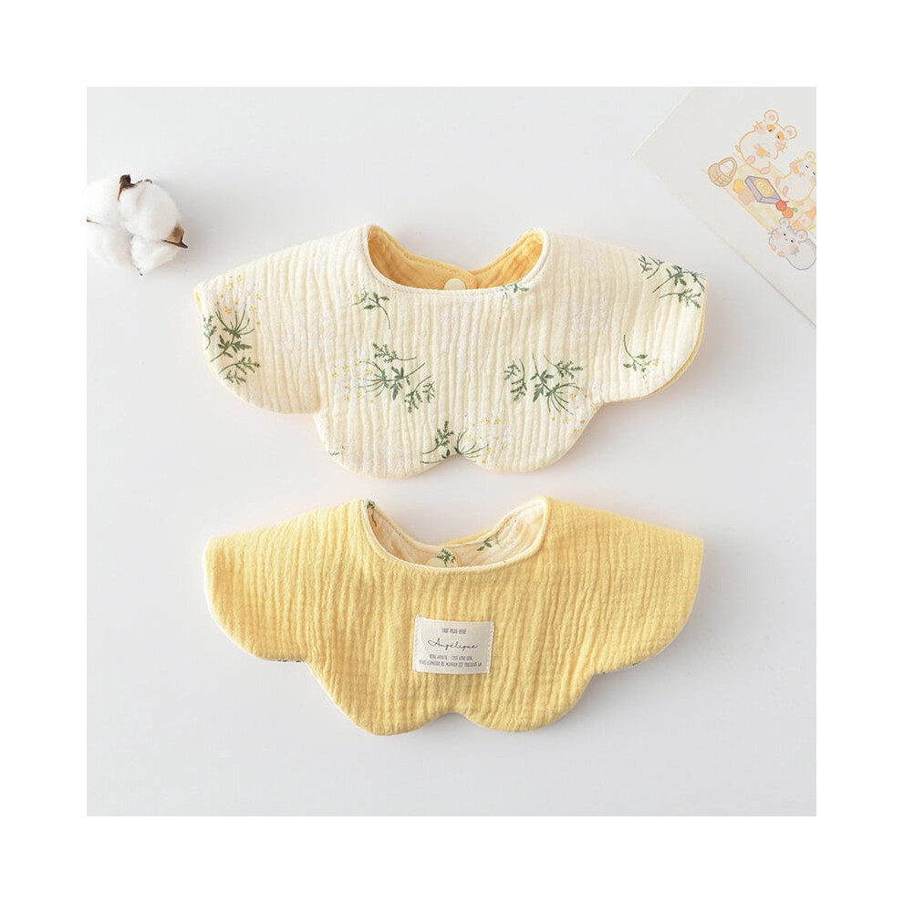 Baby bibs muslin cotton drool teething 2-pack