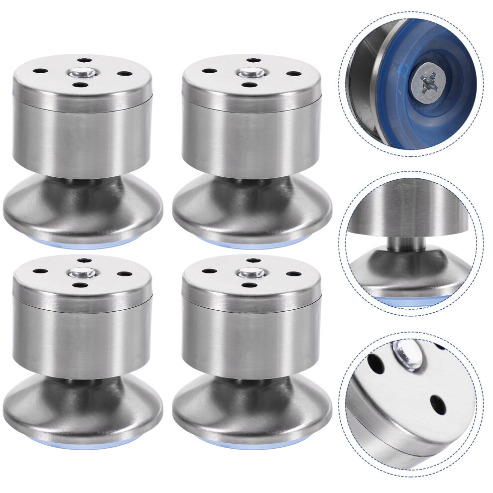Yeahibaby Cabinet Feet Stainless Steel 4Pcs 913466972999