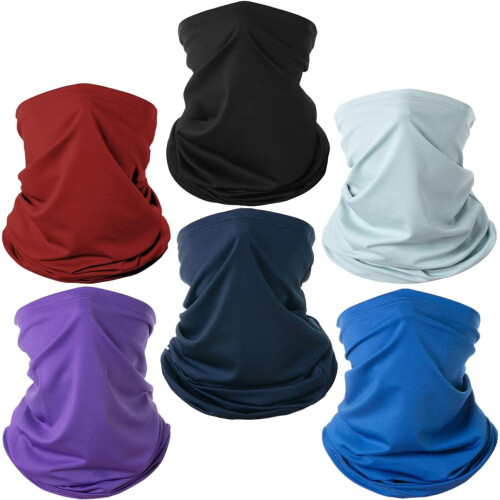 Nekwarmer/gezichtsmasker met verkoeling (6 stuks)