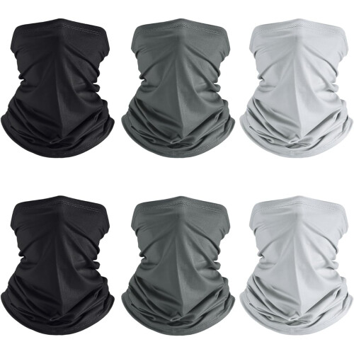 Nekwarmer/gezichtsmasker met verkoeling (6 stuks)