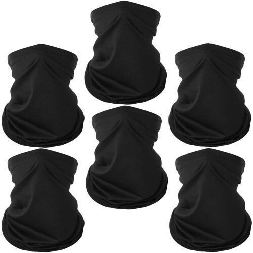 Nekwarmer/gezichtsmasker met verkoeling (6 stuks)