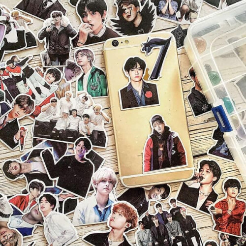 BTS stickers waterproof 106 pcs mixed pack 1