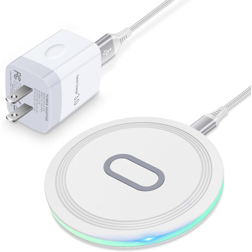Trådløs opladningspad 15W til Samsung- og Pixel-telefoner