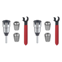2X Schaft Fräser Bit Spannzangen Verlängerung Futter Konverter Adapter, 1/2,1/4-Zoll Schaft Bit mit ER20 Feder Spannzange Umwandeln