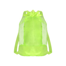 Mesh swim bag drawstring backpack 1 pack