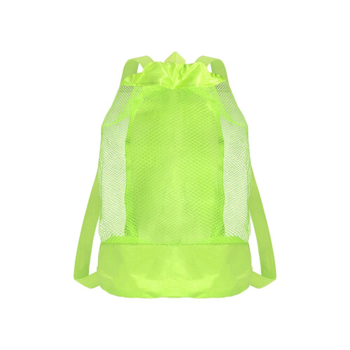 Mesh swim bag drawstring backpack 1 pack