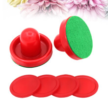Air Hockey Pucks Red Ergonomic Replacement Set