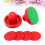 Air Hockey Pucks Red Ergonomic Replacement Set 1