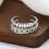 Adjustable Anti-Stress Ring Silver Rotatable 2