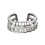 Adjustable Anti-Stress Ring Silver Rotatable 5