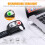 USB Rechargeable Headlamp IPX6 Waterproof 160 Lumen 2-Pack 4